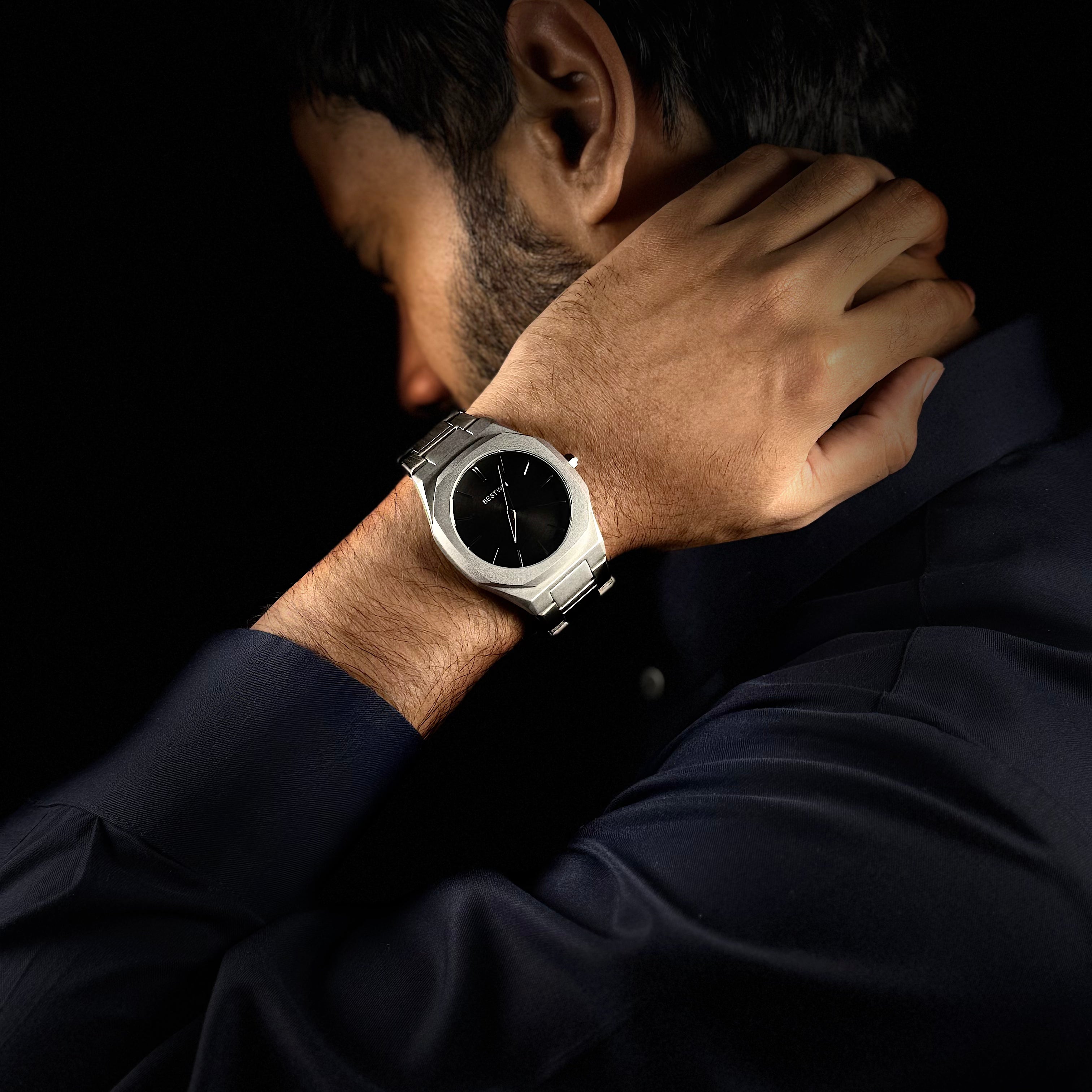 Bestwin Silver & Black Dial - Limited Edition