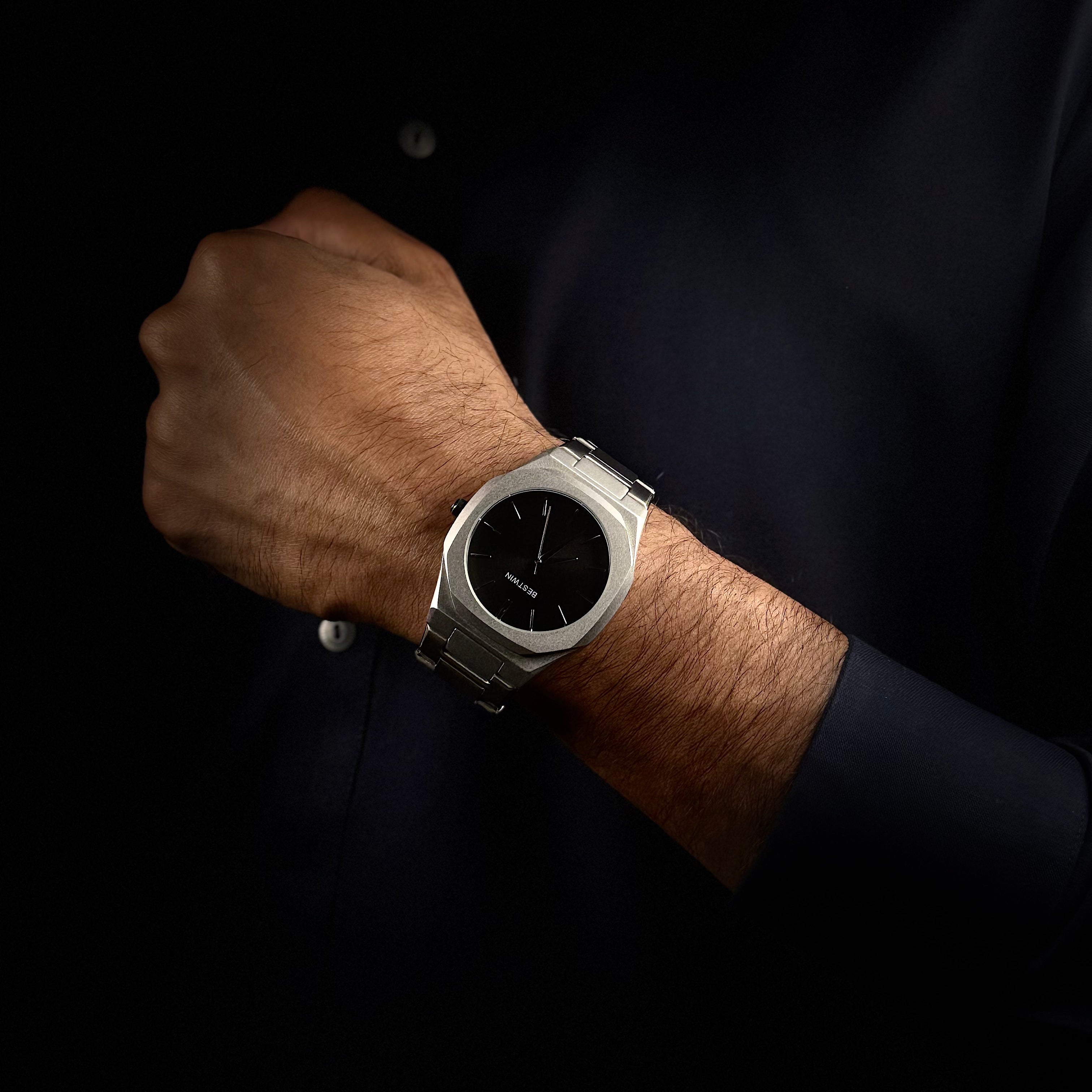 Bestwin Silver & Black Dial - Limited Edition